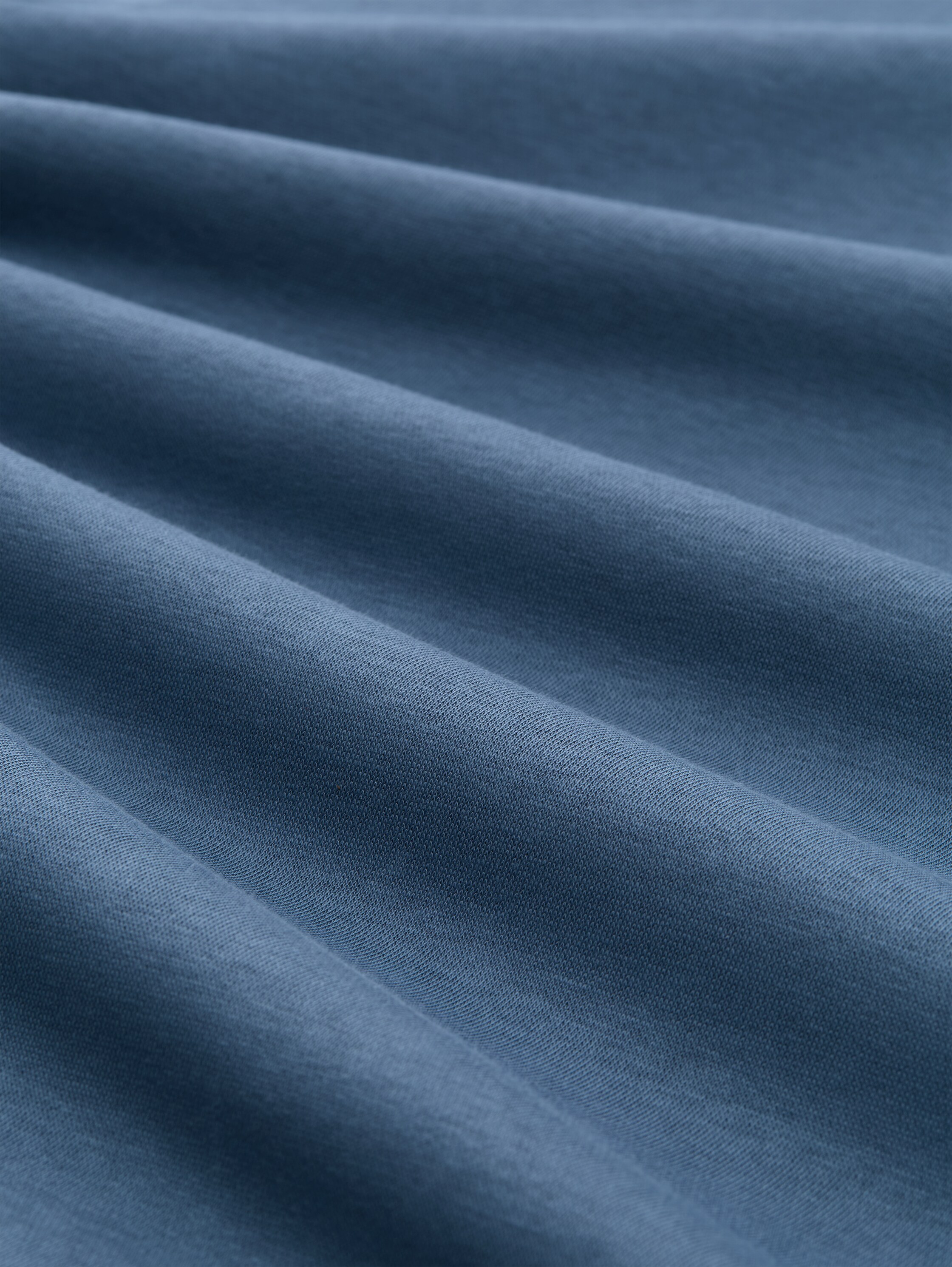 Sweatshirt mit Logo-Badge - dusty_denim_blue - 