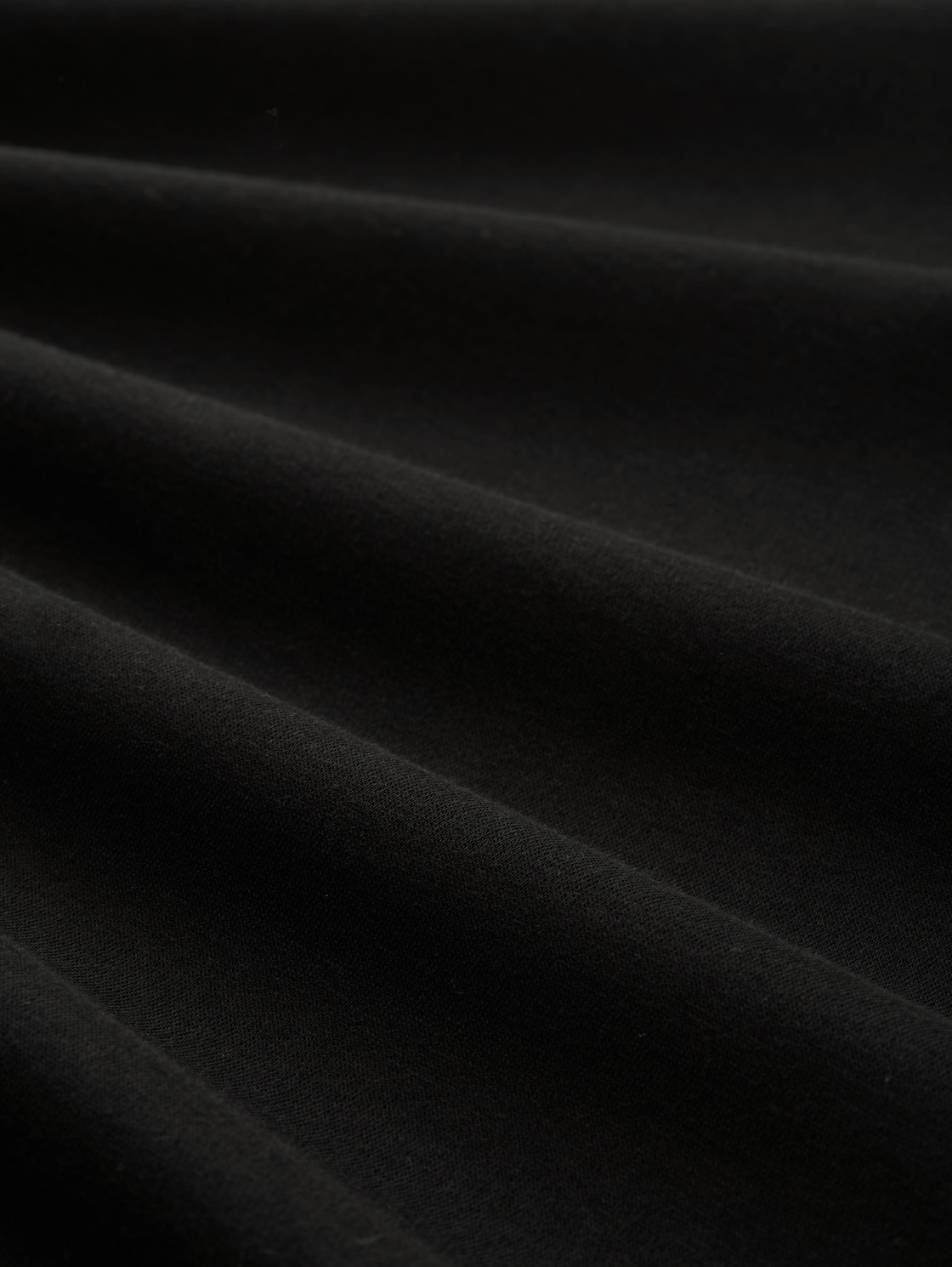 Sweatshirt mit Logo-Badge - Black - Material-Ansicht