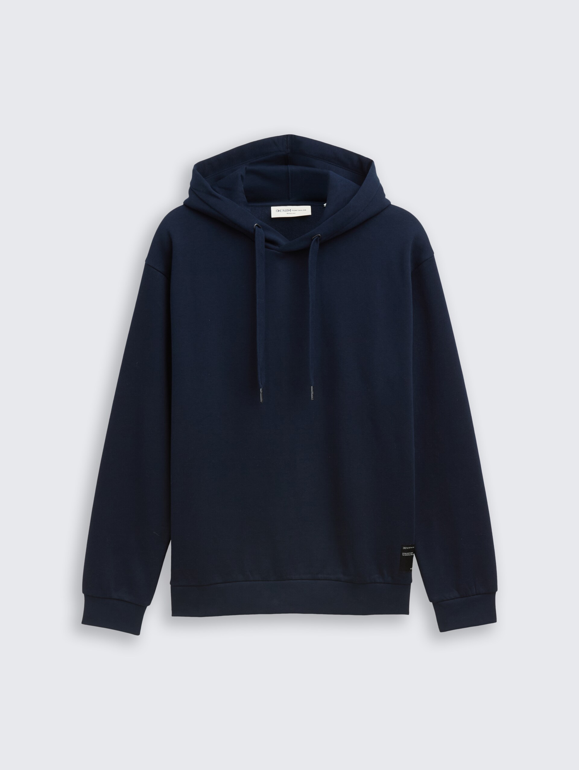 Hoodie Sweatshirt mit Logo-Badge - sky captain blue - Vorder-Produkt-Ansicht
