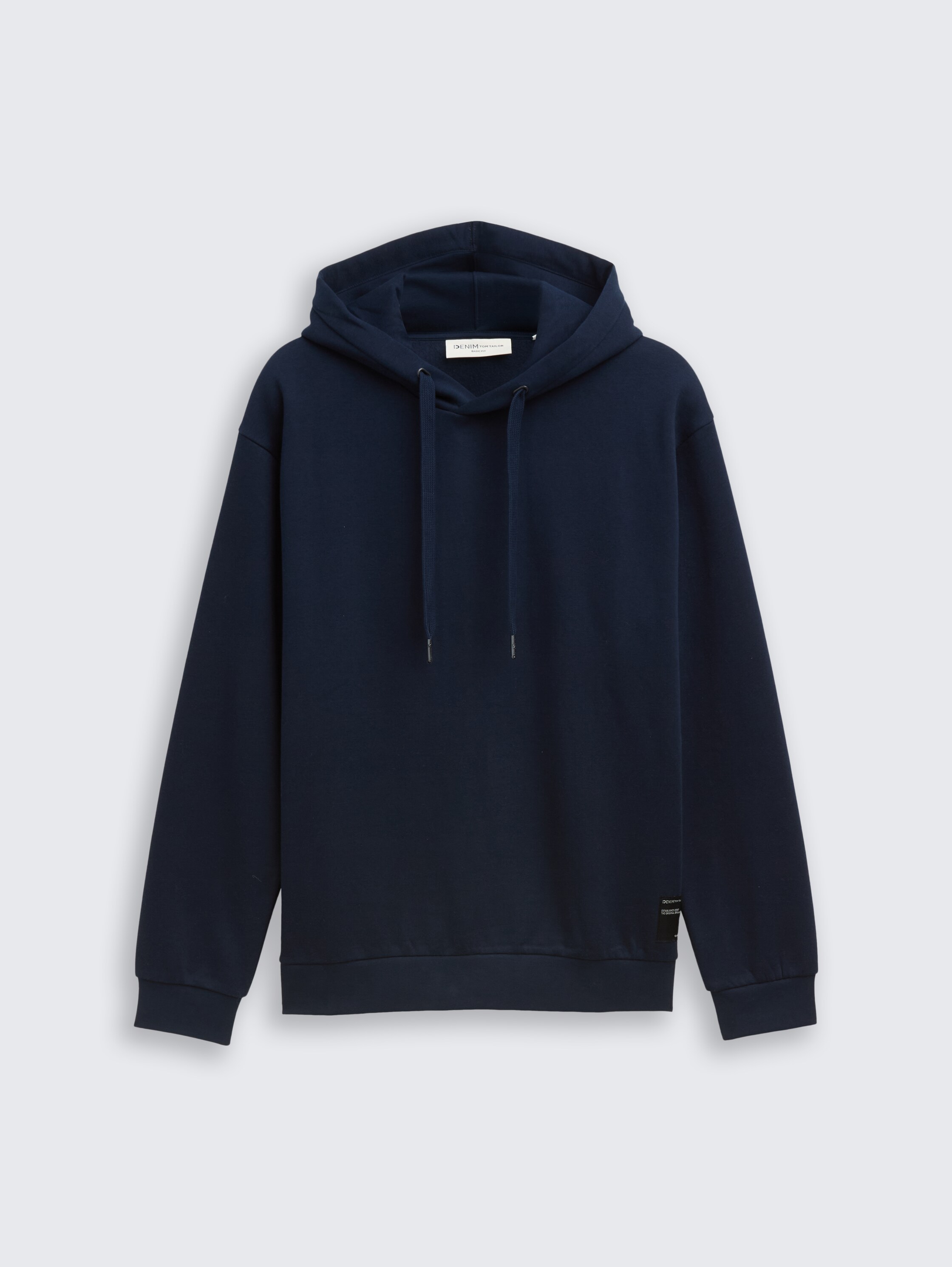 Hoodie Sweatshirt mit Logo-Badge - sky_captain_blue_1 - 