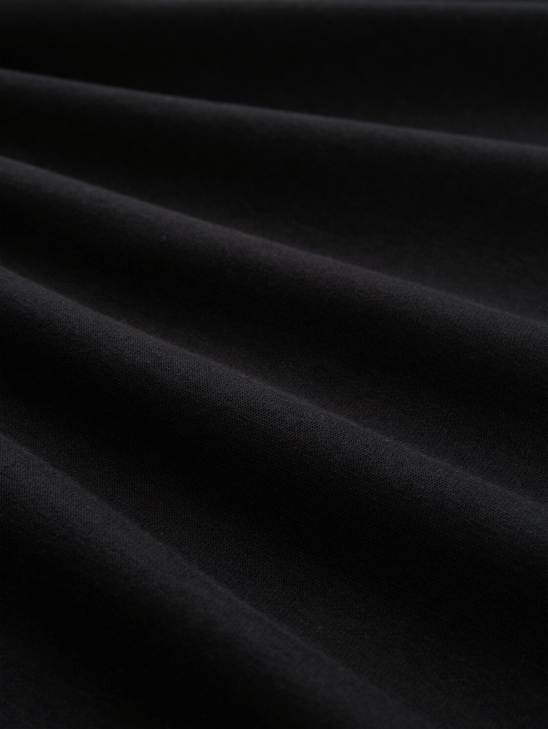 Hoodie Sweatshirt mit Logo-Badge - Black - Material-Ansicht