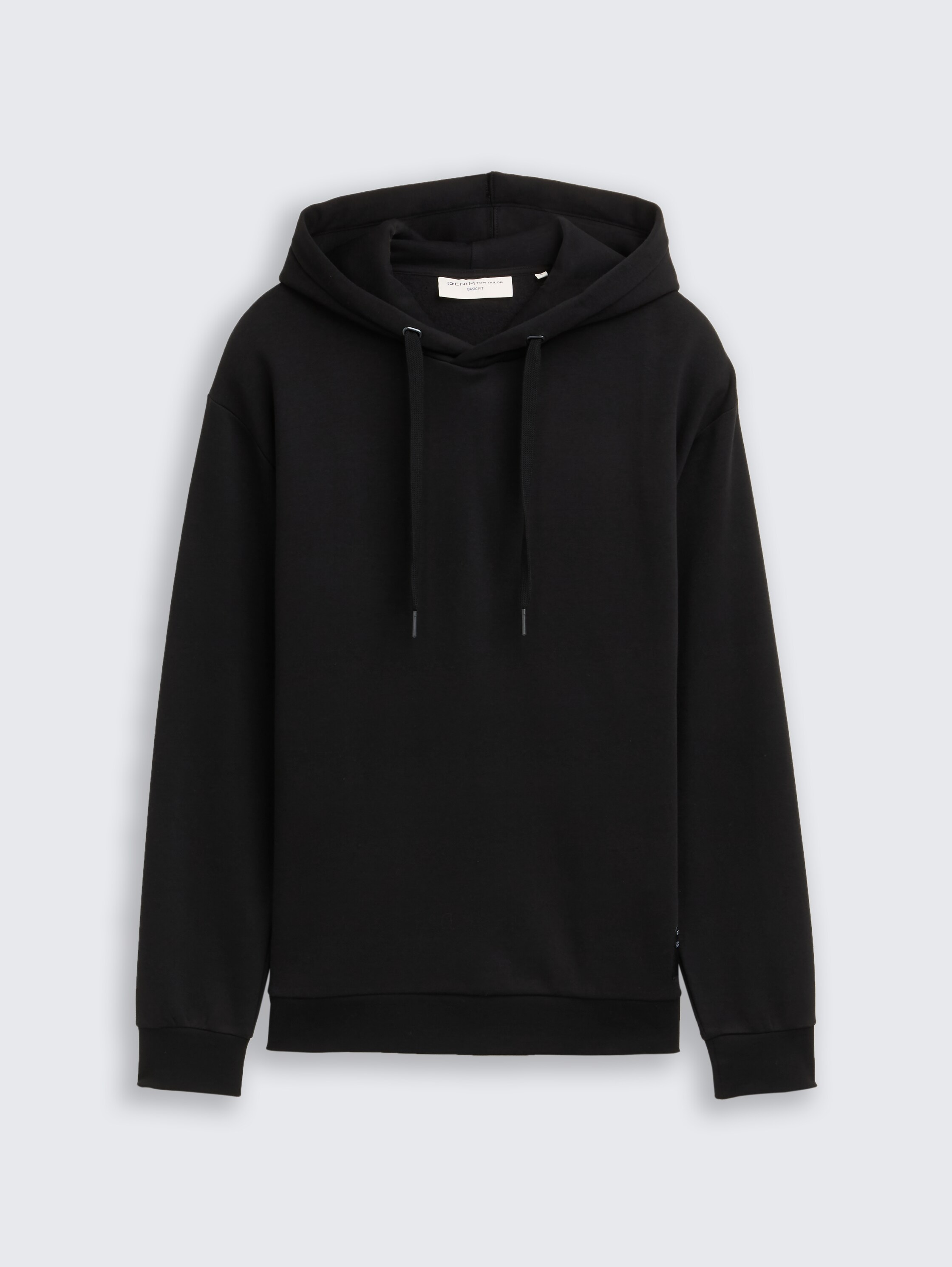 Hoodie Sweatshirt mit Logo-Badge - black - 