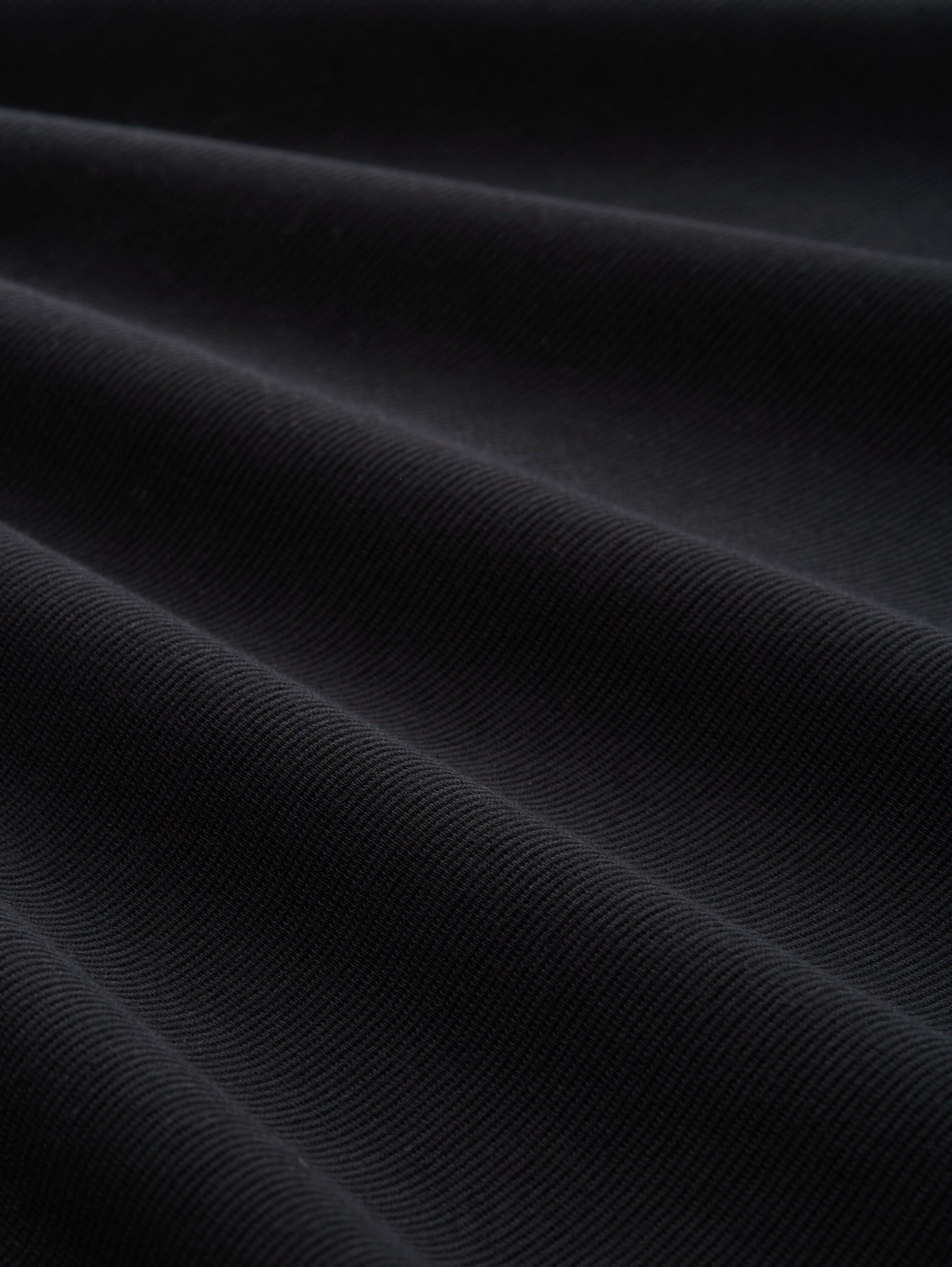 Shirt met lange mouwen met ottomanstructuur - deep_black_1 - 