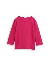 Ausgewählt, Langarmshirt mit Ottoman-Struktur von Tom Tailor, 