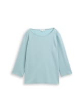 Nicht ausgewählt, Langarmshirt mit Ottoman-Struktur von , grün