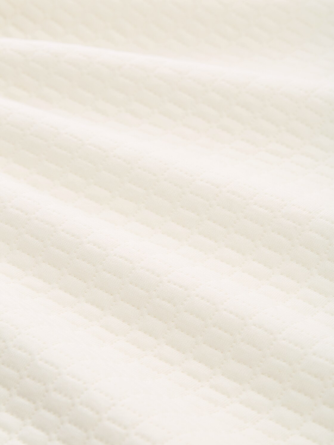 Sweatjacke mit Stehkragen - Wool White - Material-Ansicht