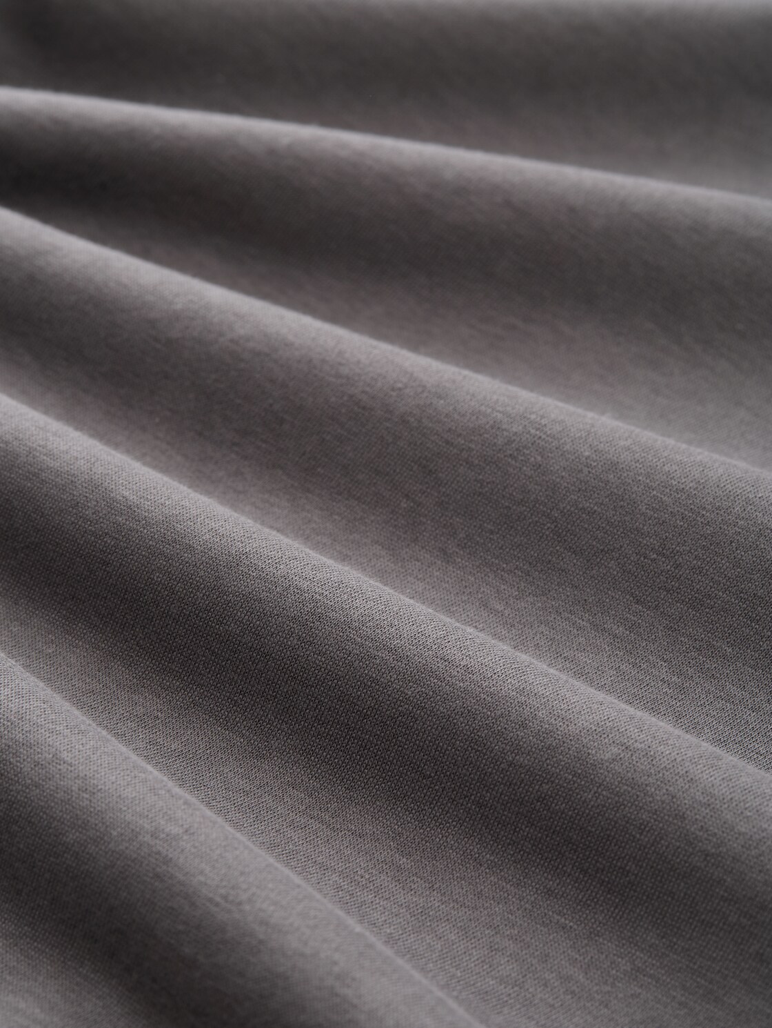 Oversize hoodie sweatshirt with print - classic mid grey - Material view