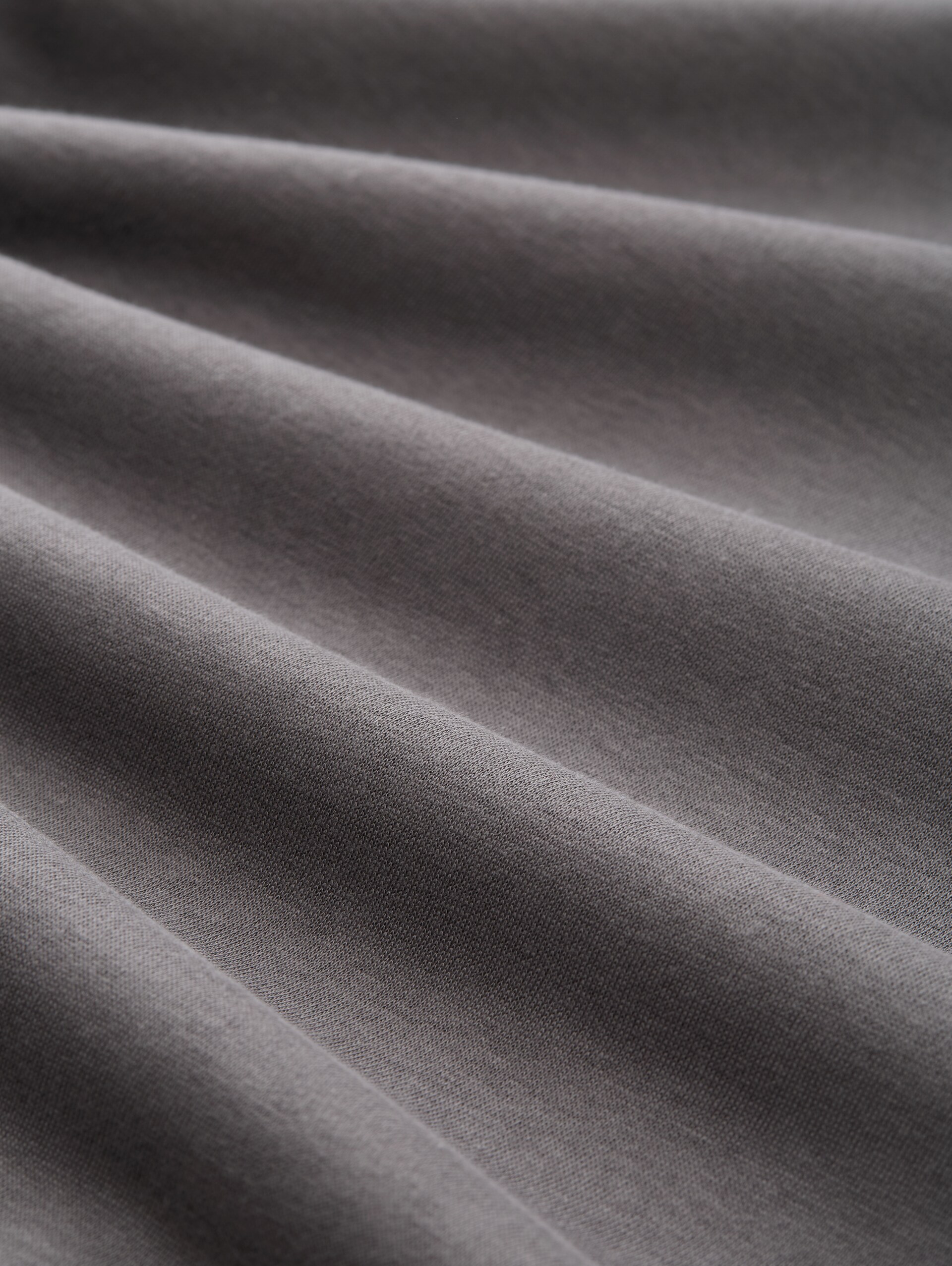 Oversize hoodie sweatshirt with print - classic mid grey - Material view