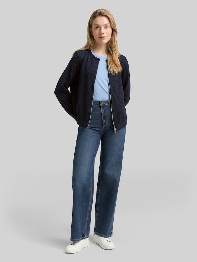 Sweatjacke mit Eingriffstaschen von Women, sky captain blue