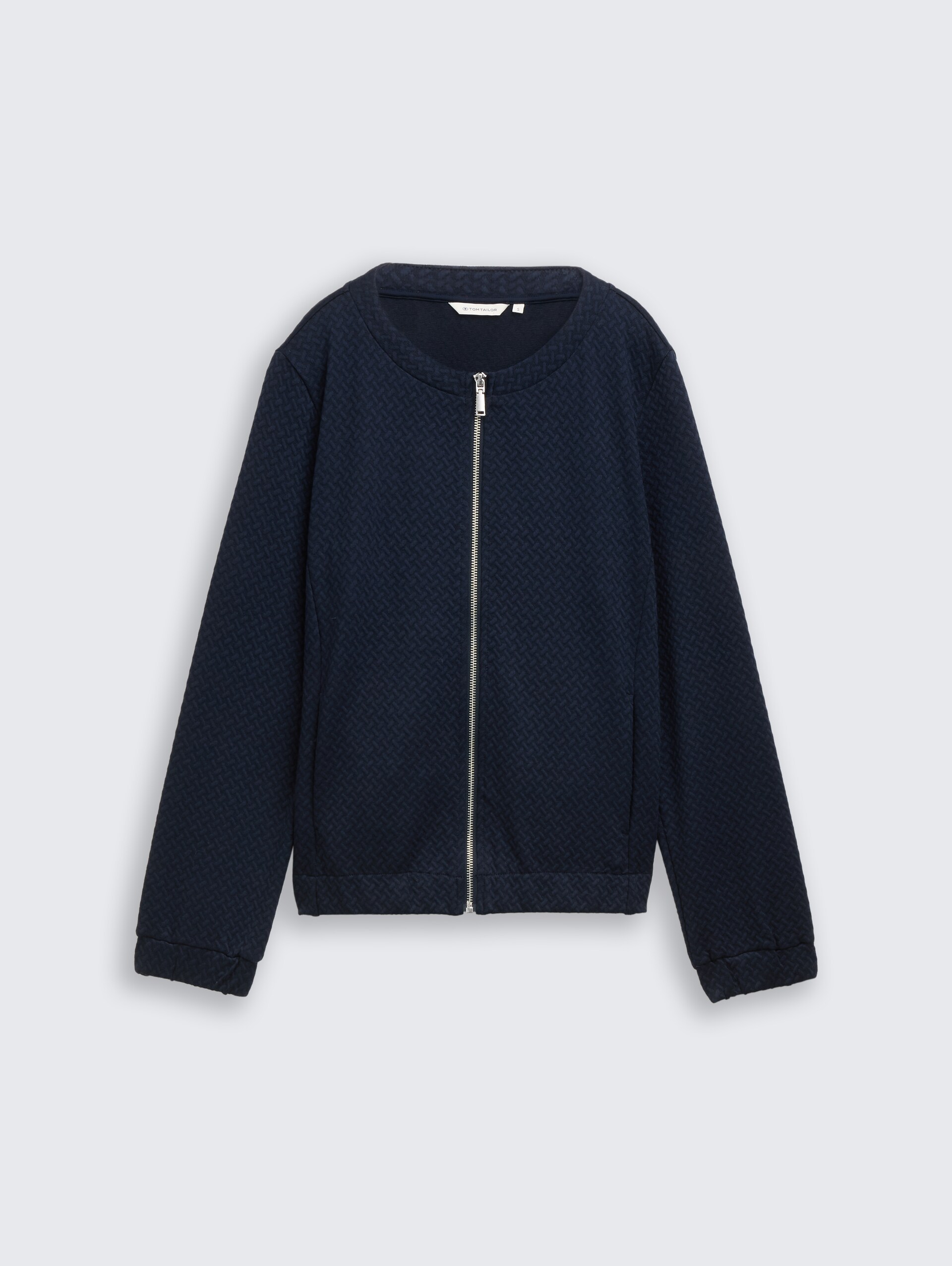 Sweatjacke mit Eingriffstaschen - sky captain blue - Vorder-Produkt-Ansicht