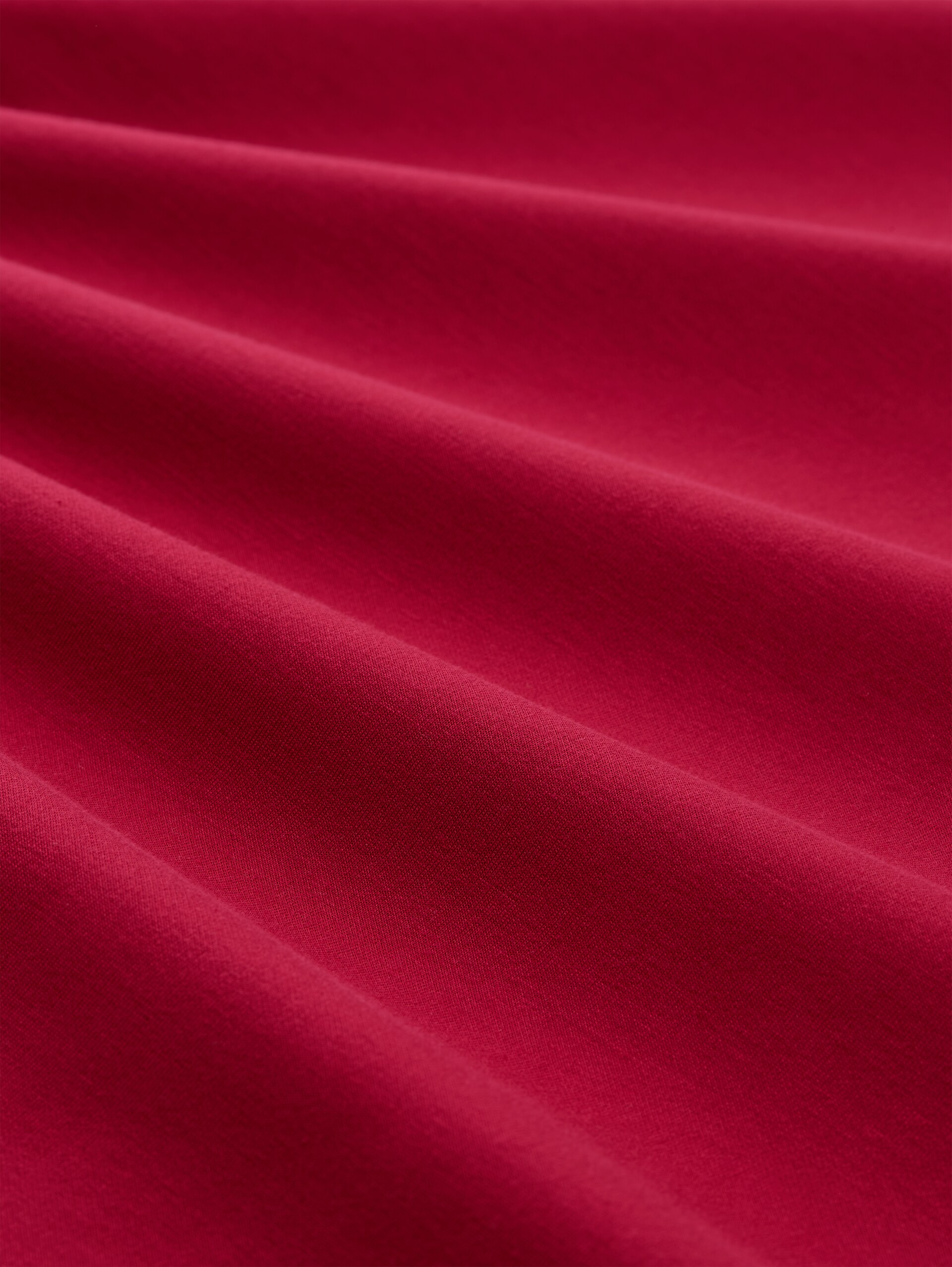 Scuba Sweatshirt mit Stehkragen - Rumba Red - Material-Ansicht