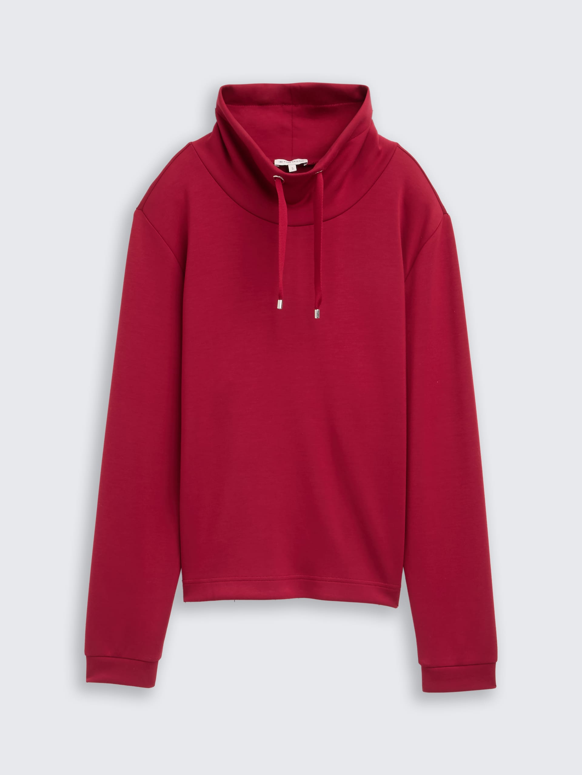 Scuba Sweatshirt mit Stehkragen - Rumba Red - Vorder-Produkt-Ansicht