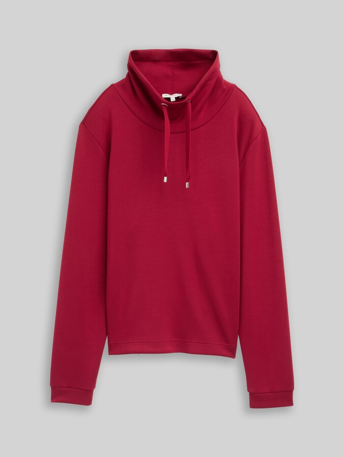 Scuba Sweatshirt mit Stehkragen von Women, Rumba Red