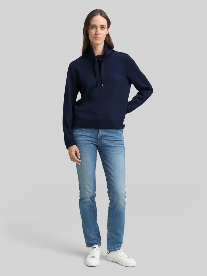Scuba Sweatshirt mit Stehkragen von Women, sky captain blue