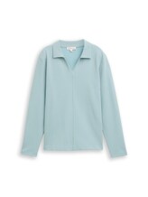 Nicht ausgewählt, Langarmshirt mit Polokragen von , grün