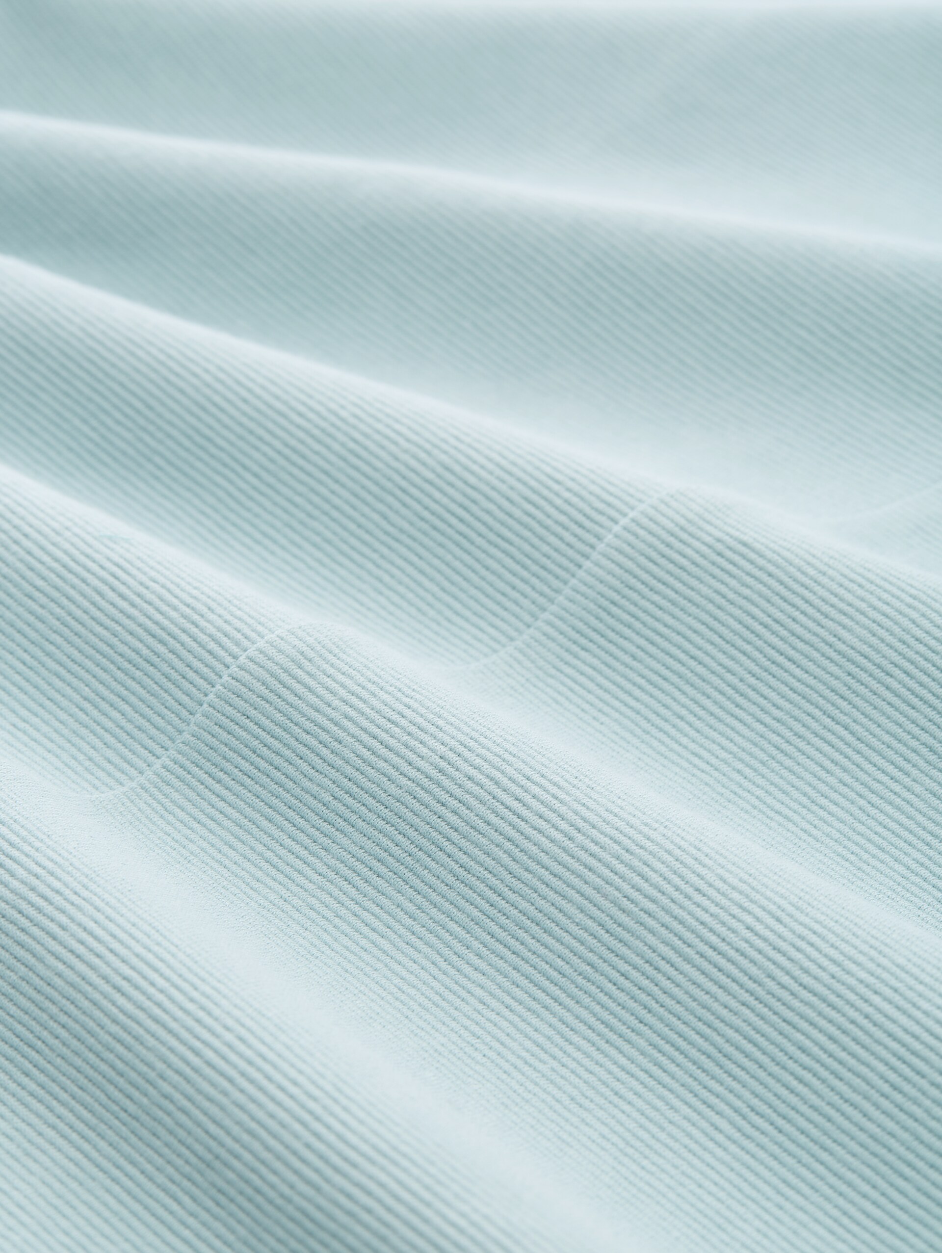 Langarmshirt mit Polokragen - white moss - Material-Ansicht