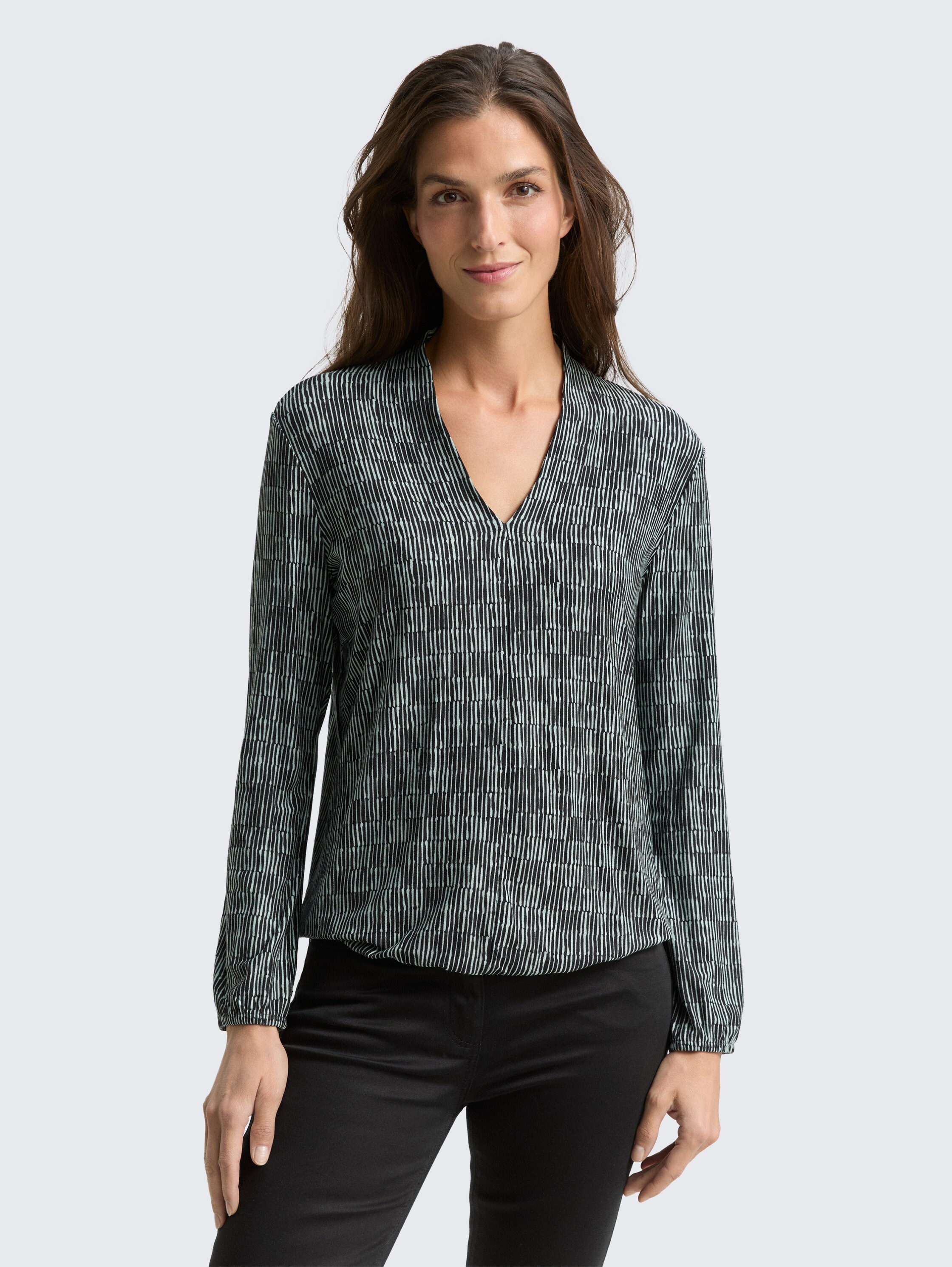 Langarmshirt mit Muster - irregular_moss_graphic_design - 