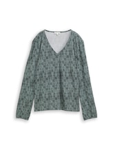 Niet geselecteerd, Shirt met lange mouwen met patroon door , groen