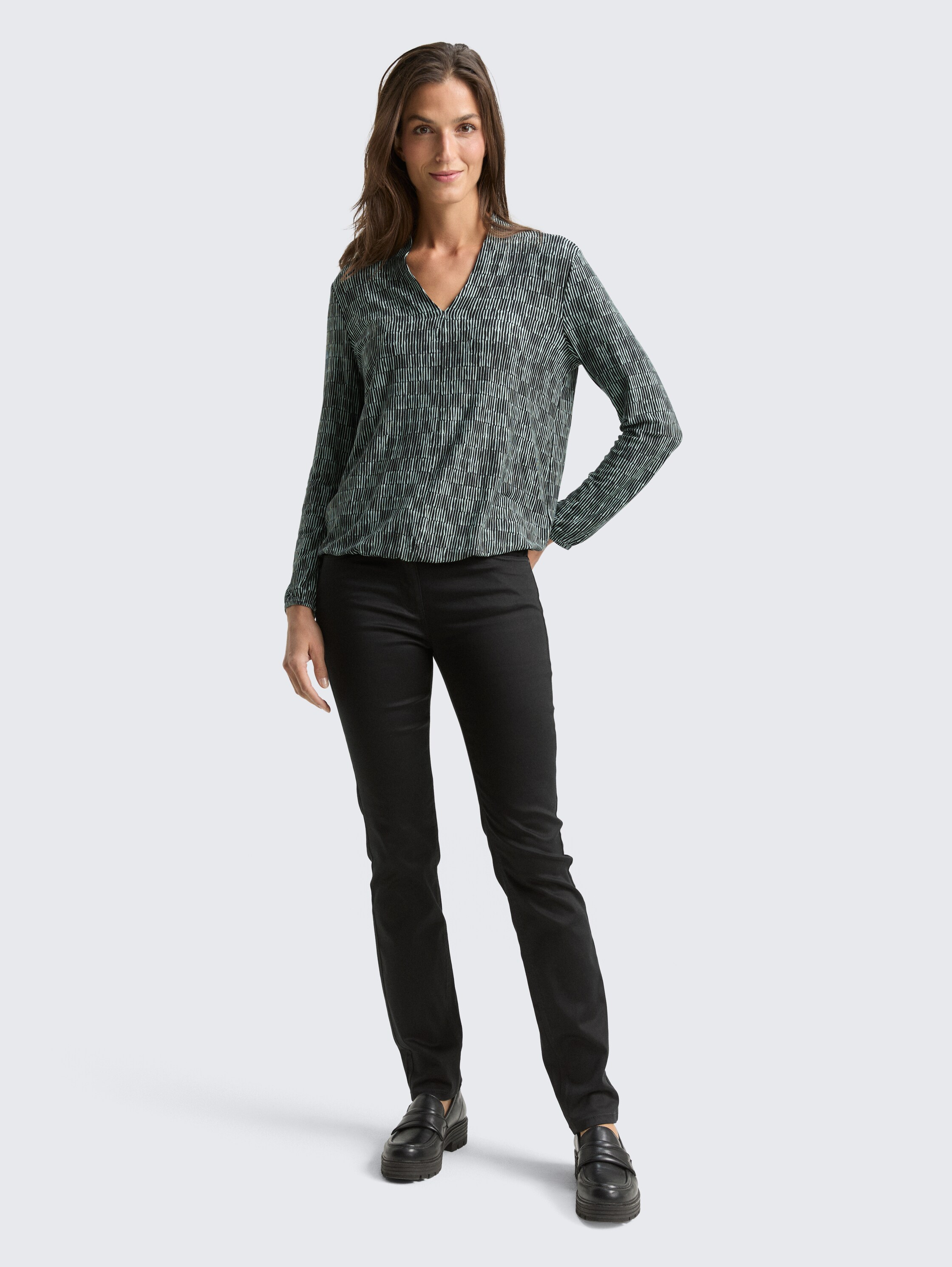 Langarmshirt mit Muster - irregular_moss_graphic_design - 