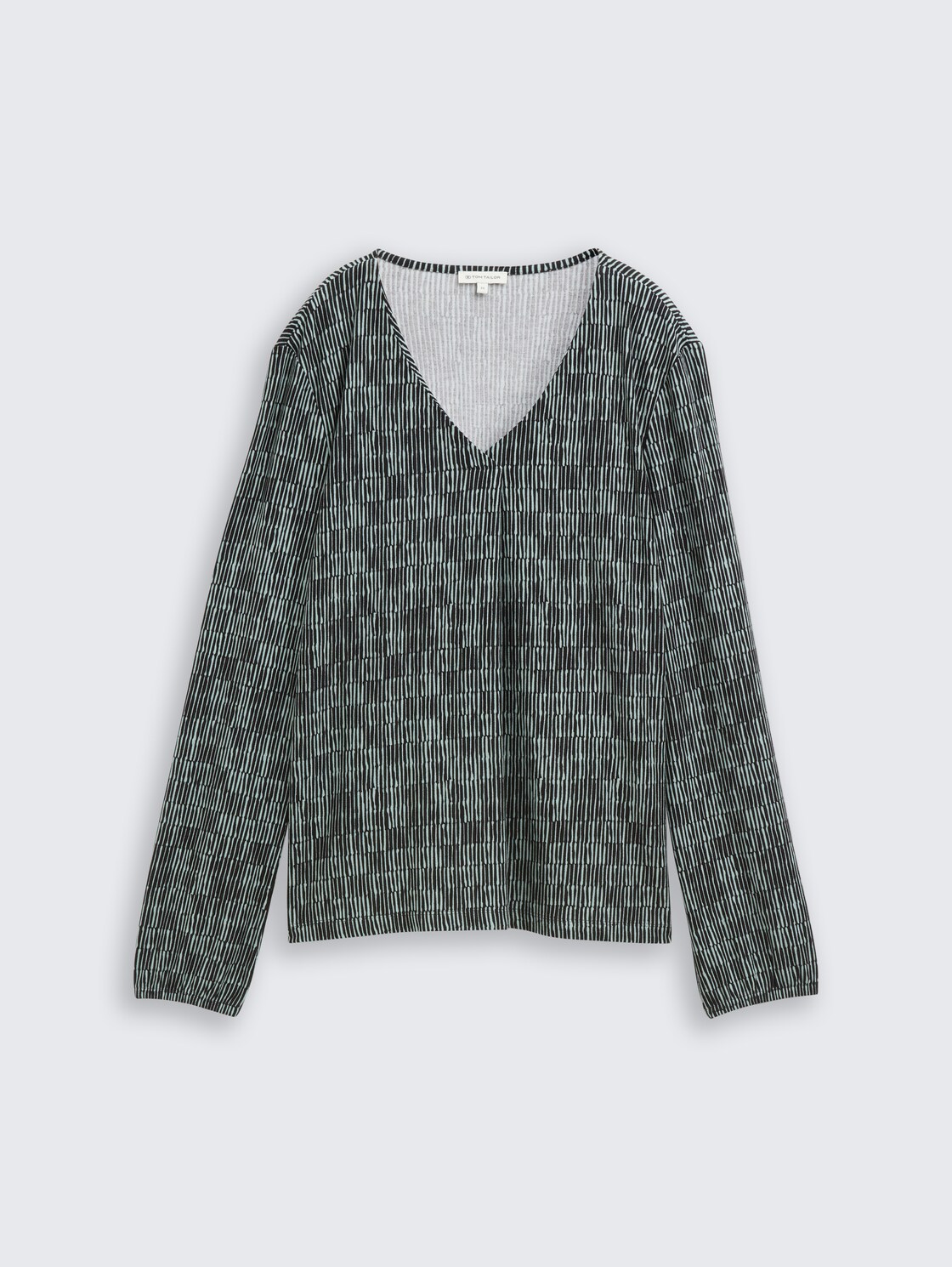 Langarmshirt mit Muster - irregular moss graphic design - Vorder-Produkt-Ansicht