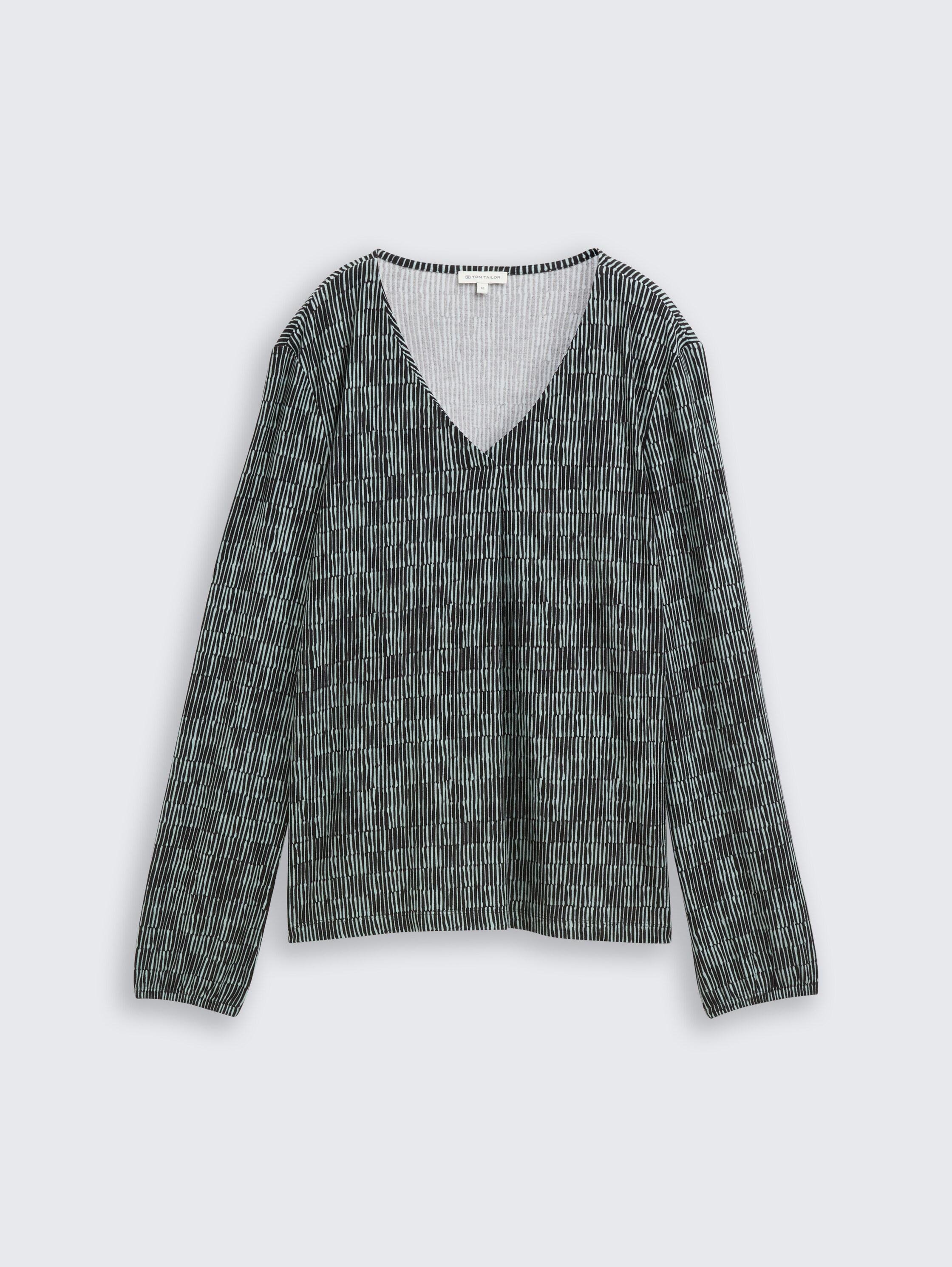 Langarmshirt mit Muster - irregular_moss_graphic_design - 