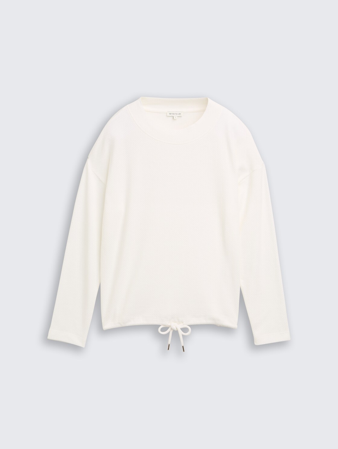 Loose Fit Sweatshirt - Whisper White - Vorder-Produkt-Ansicht