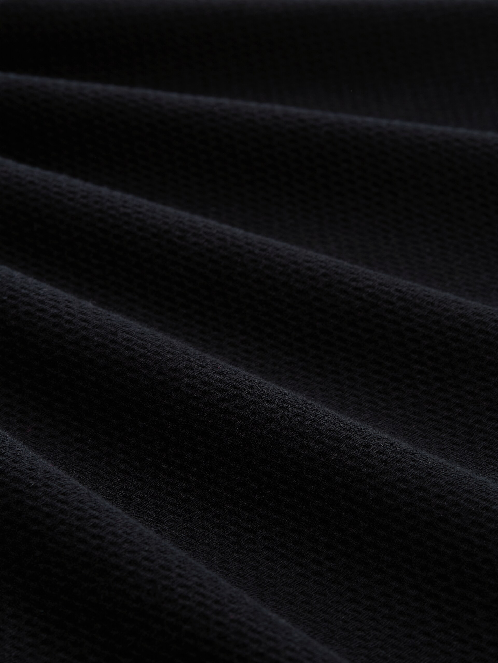 Loose-fit sweatshirt - deep black - Material view