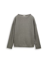 Geselecteerd, Loose fit sweatshirt met opstaande kraag door Tom Tailor, zwart