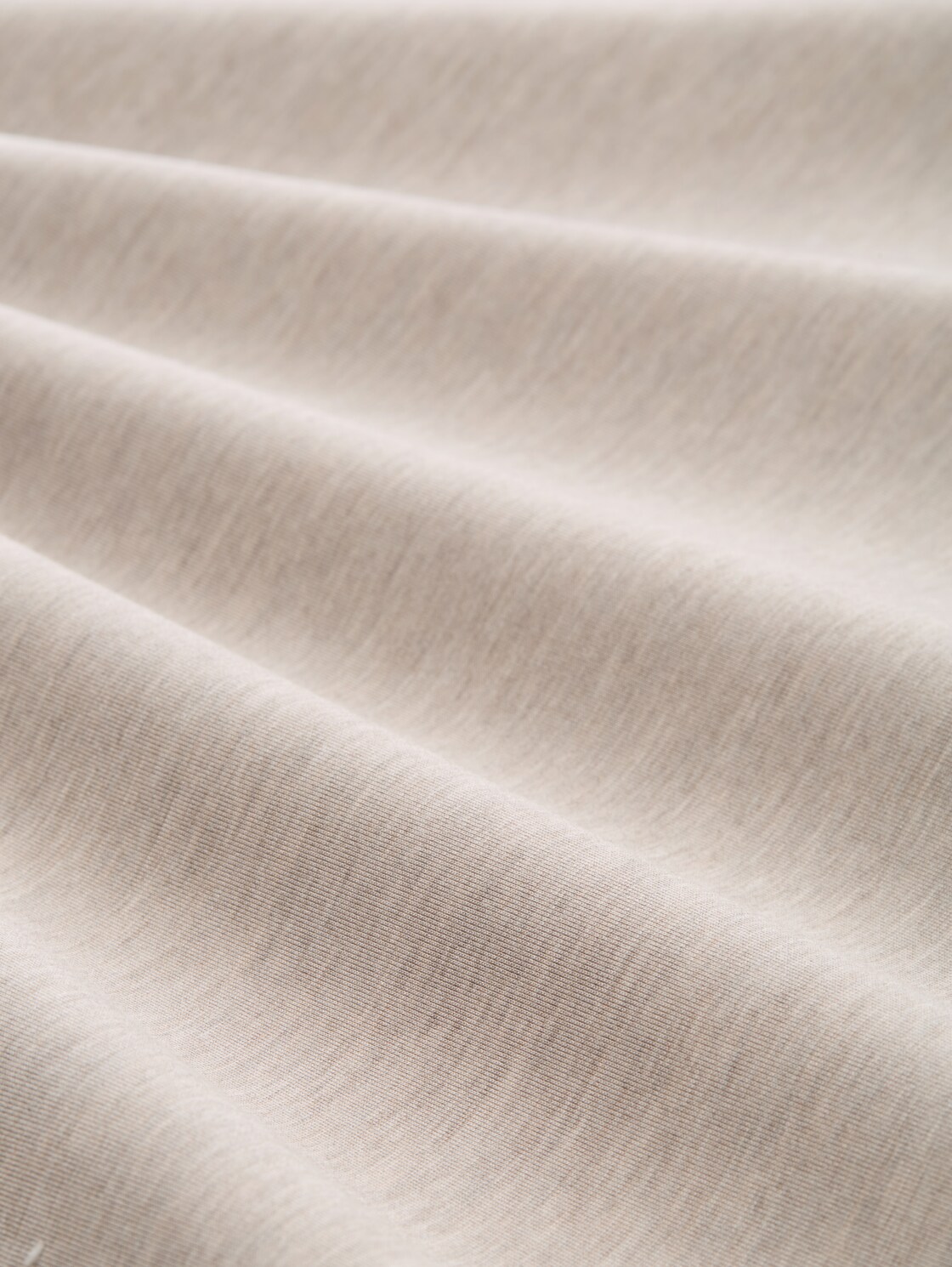 Boxy Fit Sweatshirt mit Stehkragen - dark clouds grey melange - Material-Ansicht