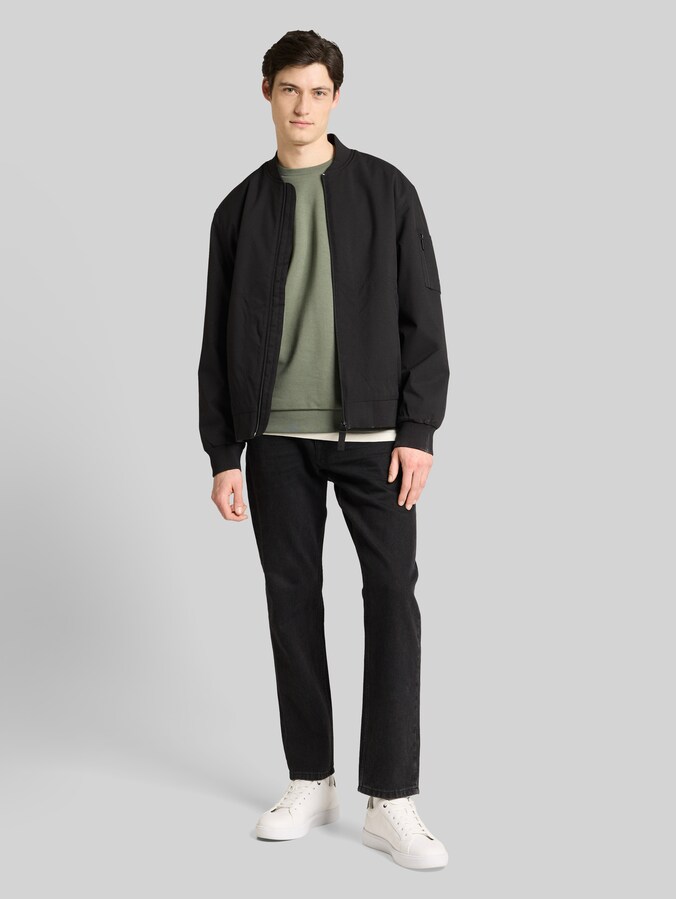 Basic Sweatshirt von Denim Male, dusty mid olive
