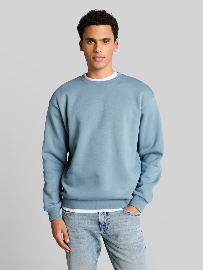Basic Sweatshirt von Denim Male, citadel blue