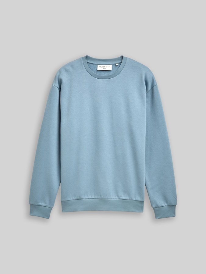Basic sweatshirt door Denim Male, citadel blue