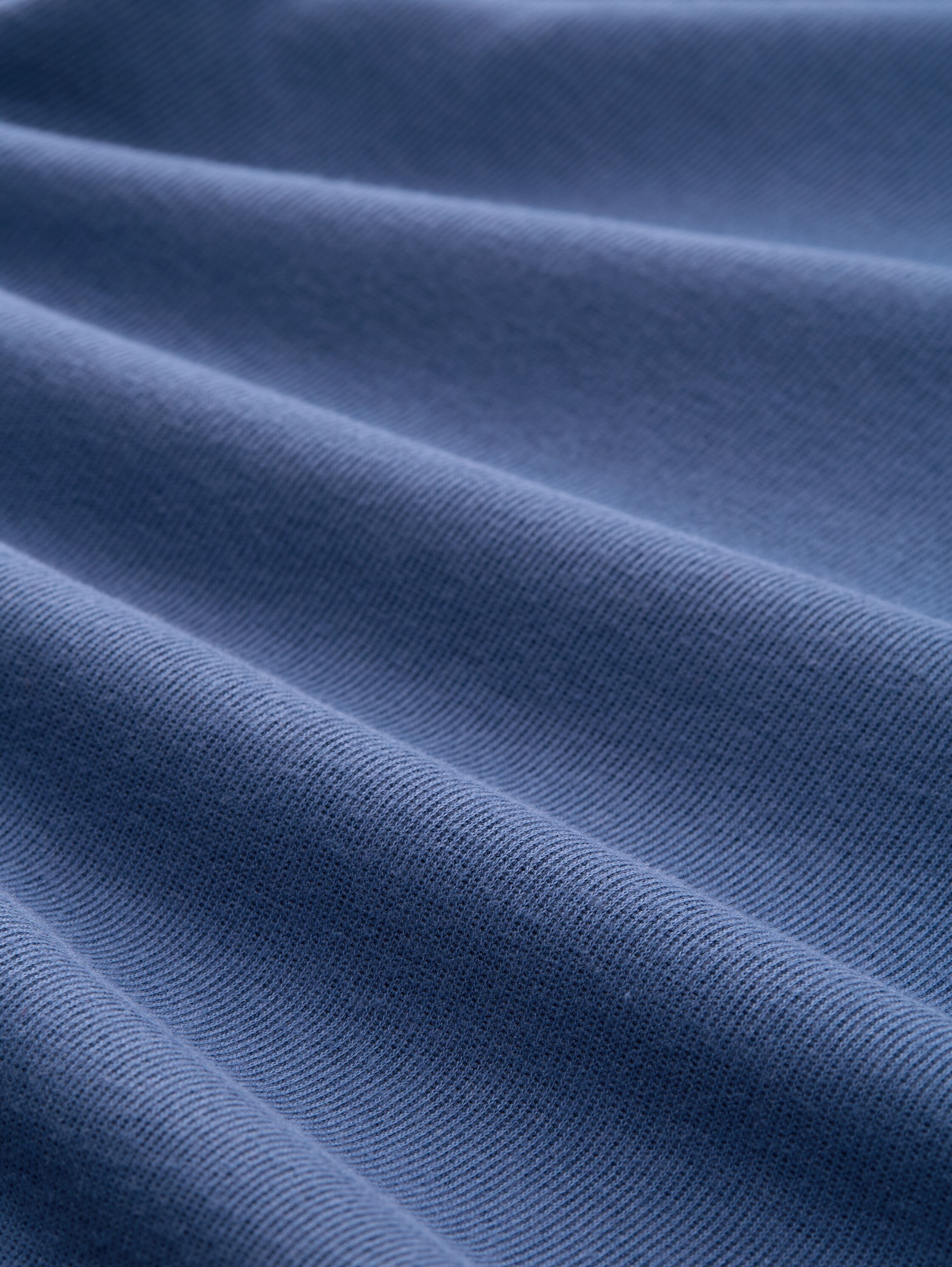 Fitted Sweatshirt mit Raffungen - dark_duck_blue_1 - 