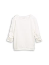 Non sélectionné, Sweat-shirt ajusté à fronces par , blanc