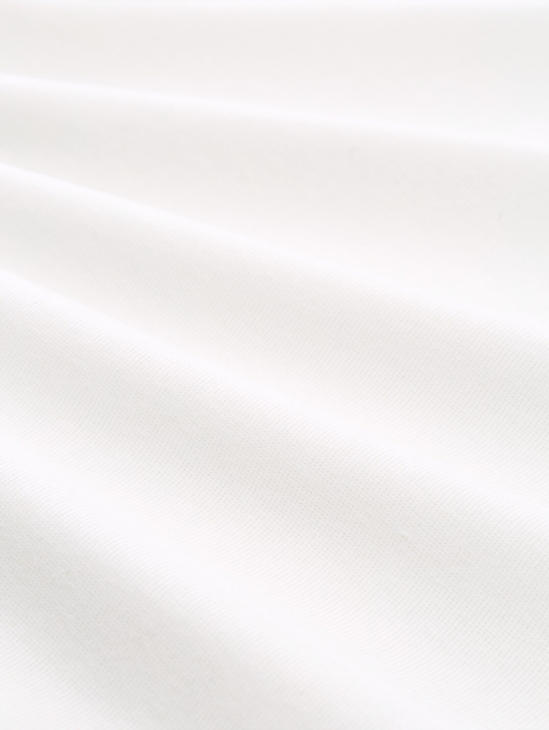 Fitted Sweatshirt mit Raffungen - off white - Material-Ansicht