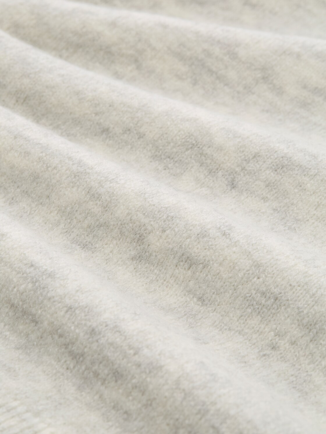 Cosy Strickpullover - Marble Beige Melange - Material-Ansicht