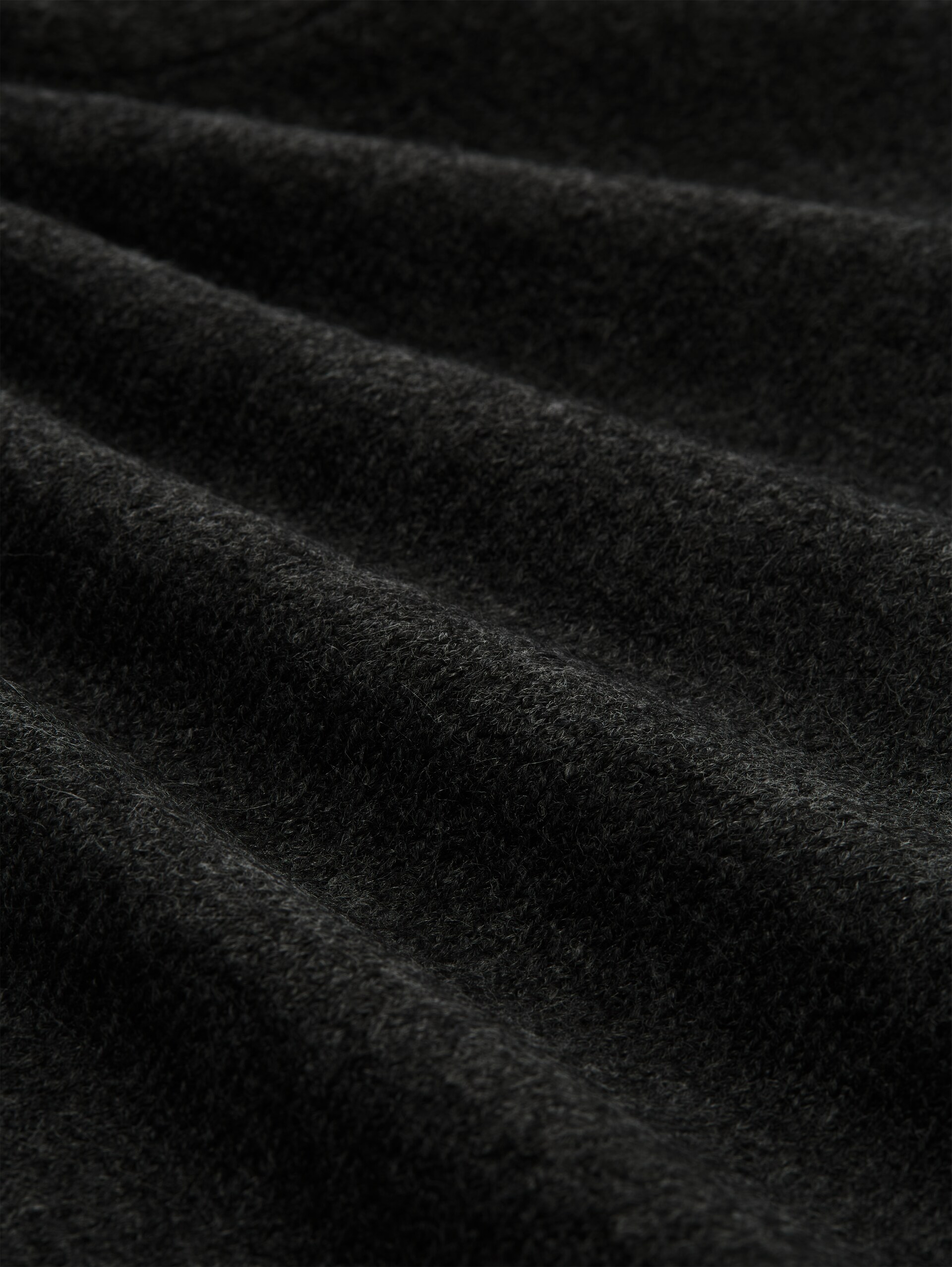 Cosy Strickpullover - Shale Grey Melange - Material-Ansicht