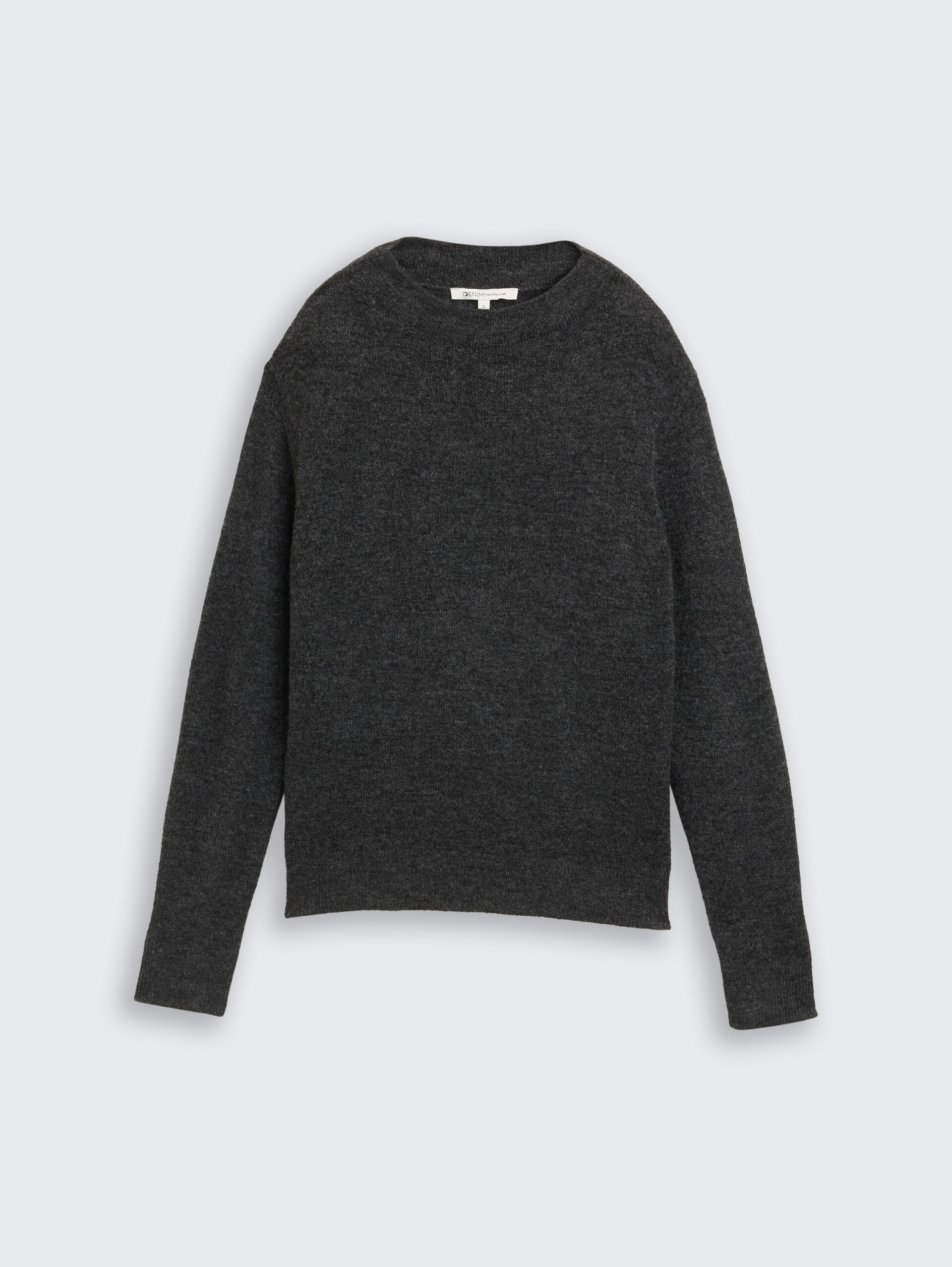 Cosy Strickpullover - Shale Grey Melange