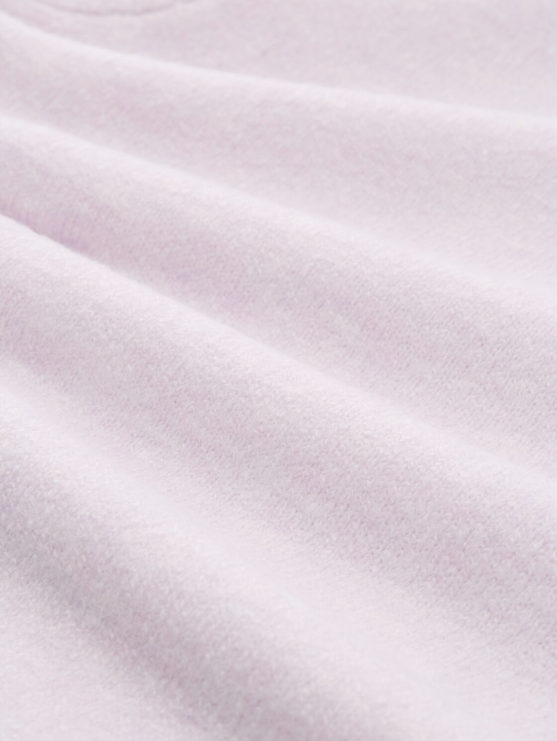 Cosy Strickpullover - lilac fog melange - Material-Ansicht
