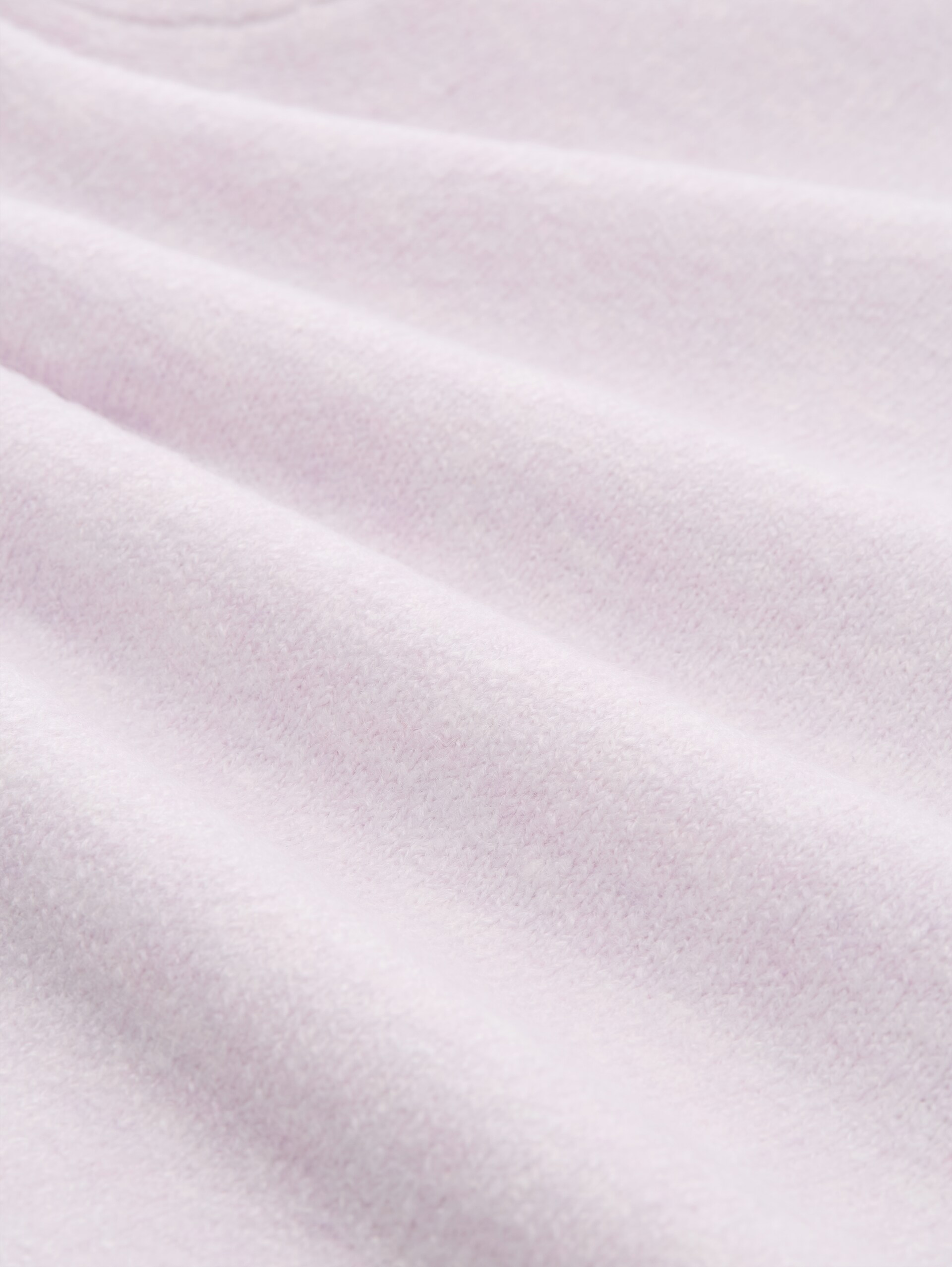 Cosy Strickpullover - lilac fog melange - Material-Ansicht