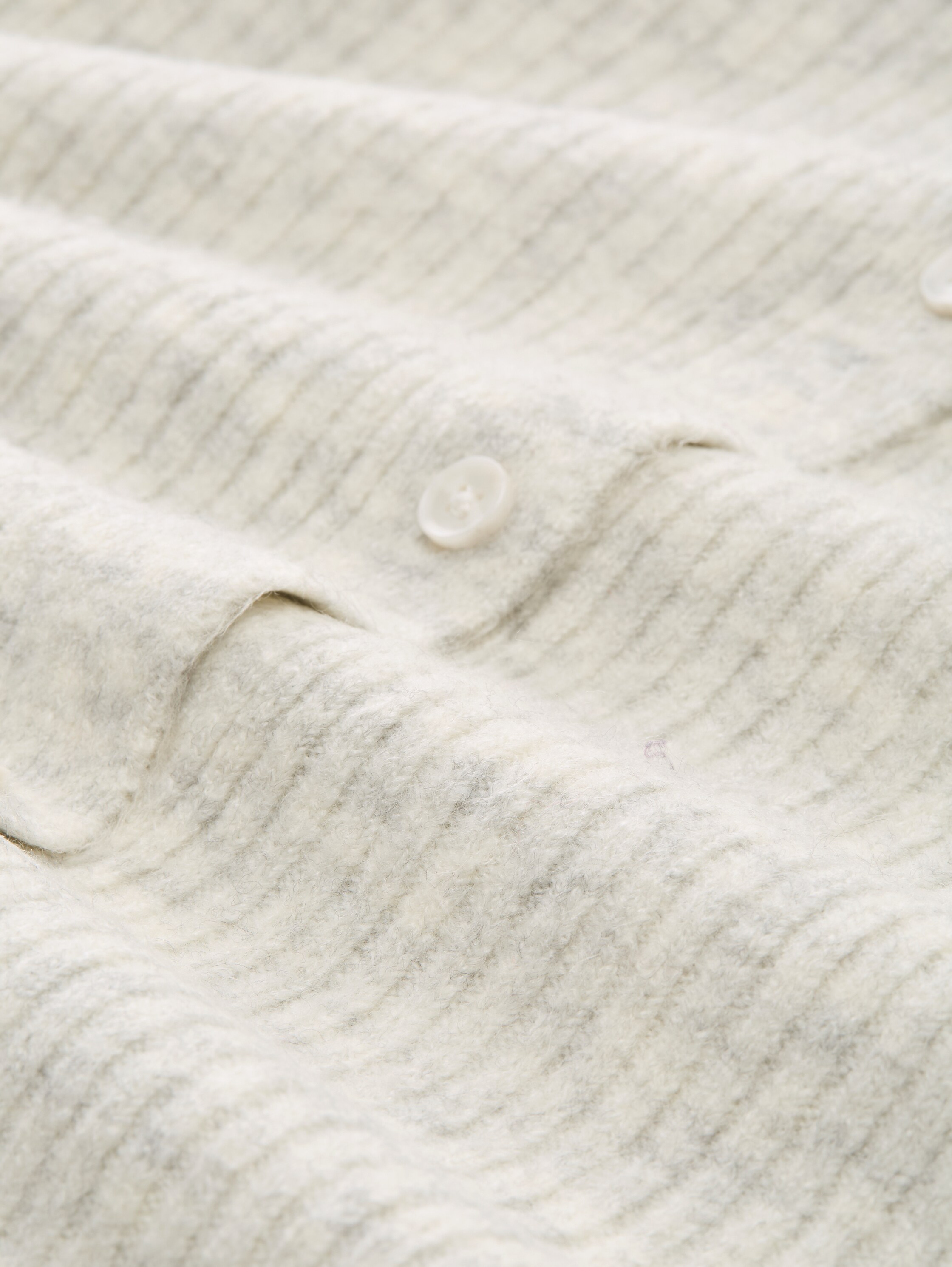 Gezellige cardigan met ronde hals - marble_beige_melange - 