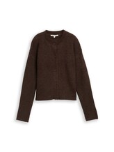 Nicht ausgewählt, Cosy Cardigan mit Rundhalsausschnitt von , braun