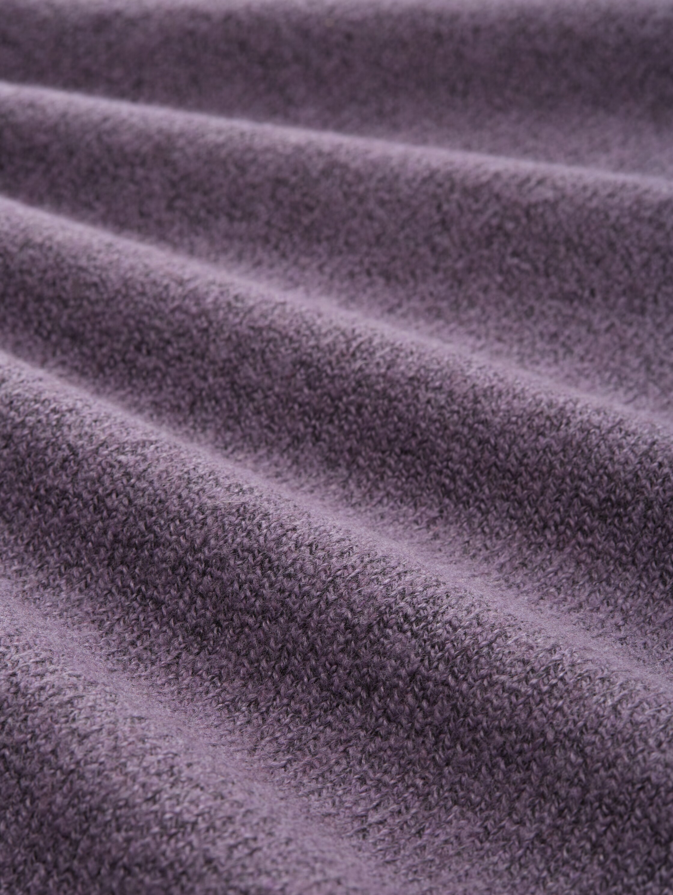 Mini-Kleid mit Rollkragen - dark_lavender_melange - 