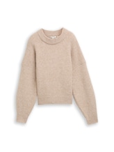 Geselecteerd, Oversized gebreide trui door Tom Tailor, beige