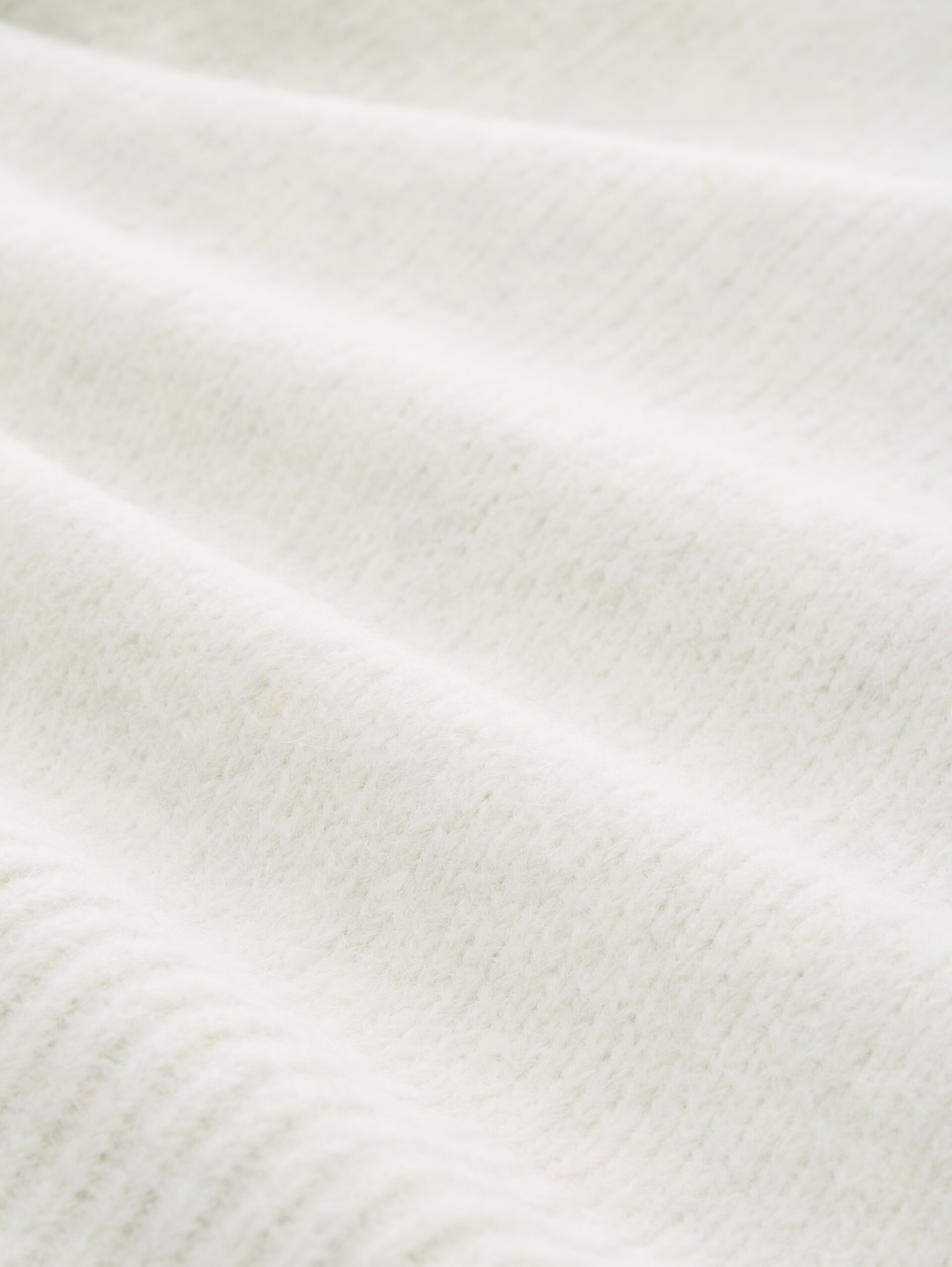 Relaxed fit wrap cardigan - Marble Beige Melange - Material view