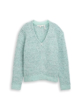 Not Selected, Relaxed fit cardigan with wool content by , green