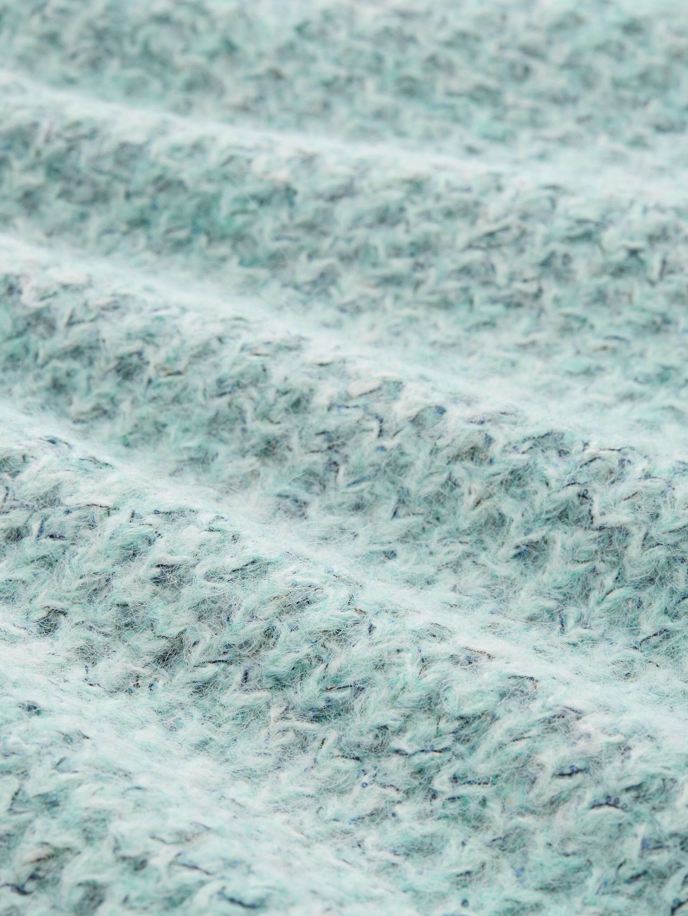 Relaxed Fit Cardigan mit Wollanteil - mint_multicolor_melange - 