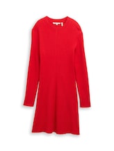 Nicht ausgewählt, Fitted Mini-Kleid aus Rippstrick von , rot