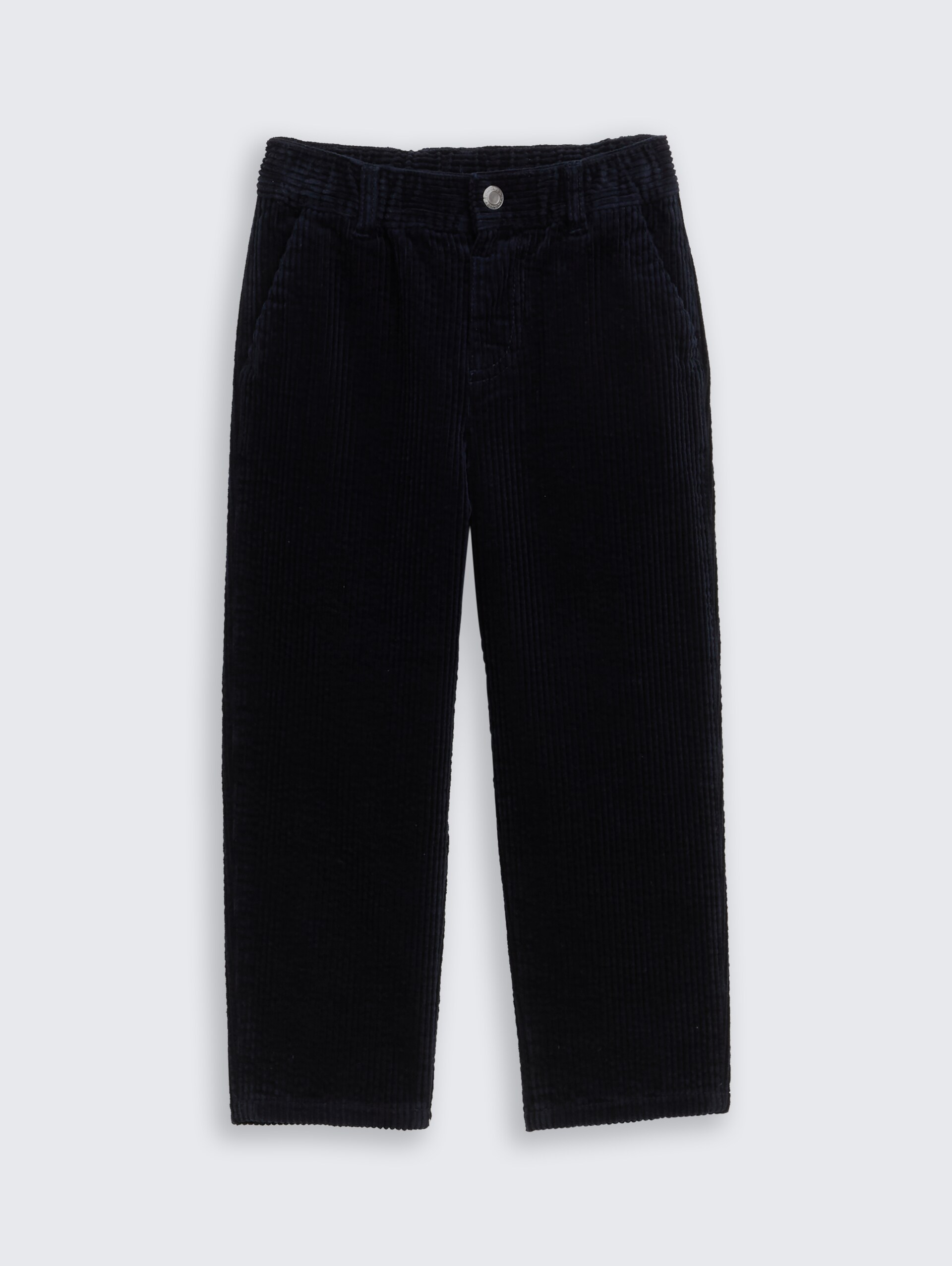 Loose fit corduroy broek - sky captain blue - Product vooraanzicht