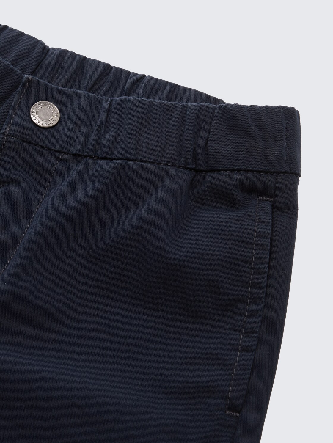 Slim Chino Hose mit Stretch - sky captain blue - Detail-Model-Ansicht